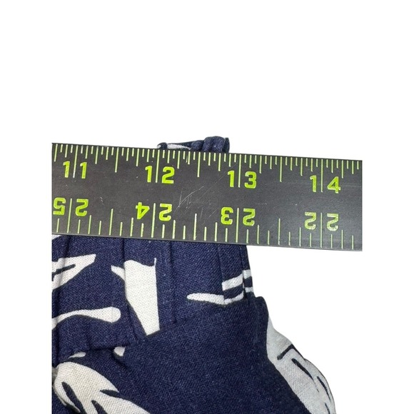 C&C California Hawaiian Button Up Shirt & Short Set Linen Blend Womens Medium - Picture 9 of 13